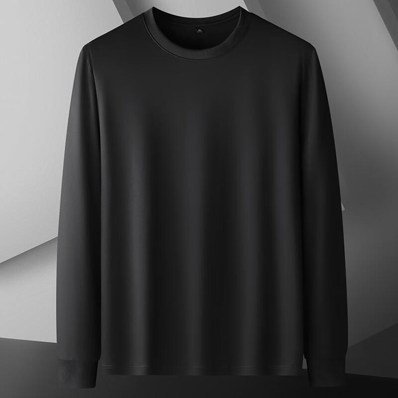 Men's Plus Size Pure Cotton Long Sleeve T-Shirt