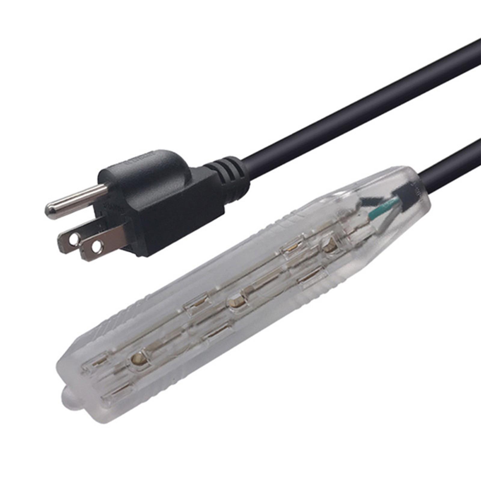 

USA3Prong MalePlug to Triple Female NEMA 5-15P to 3 Unit 5-15R Power Adapters Cable NEMA 5-15R Power Cord