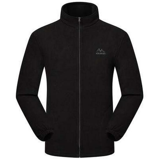 Men's Plus Size Fleece Jacket: Casual and Loose, Perfect for Autumn and Winter. Ideal for Middle-Aged and Elderly.