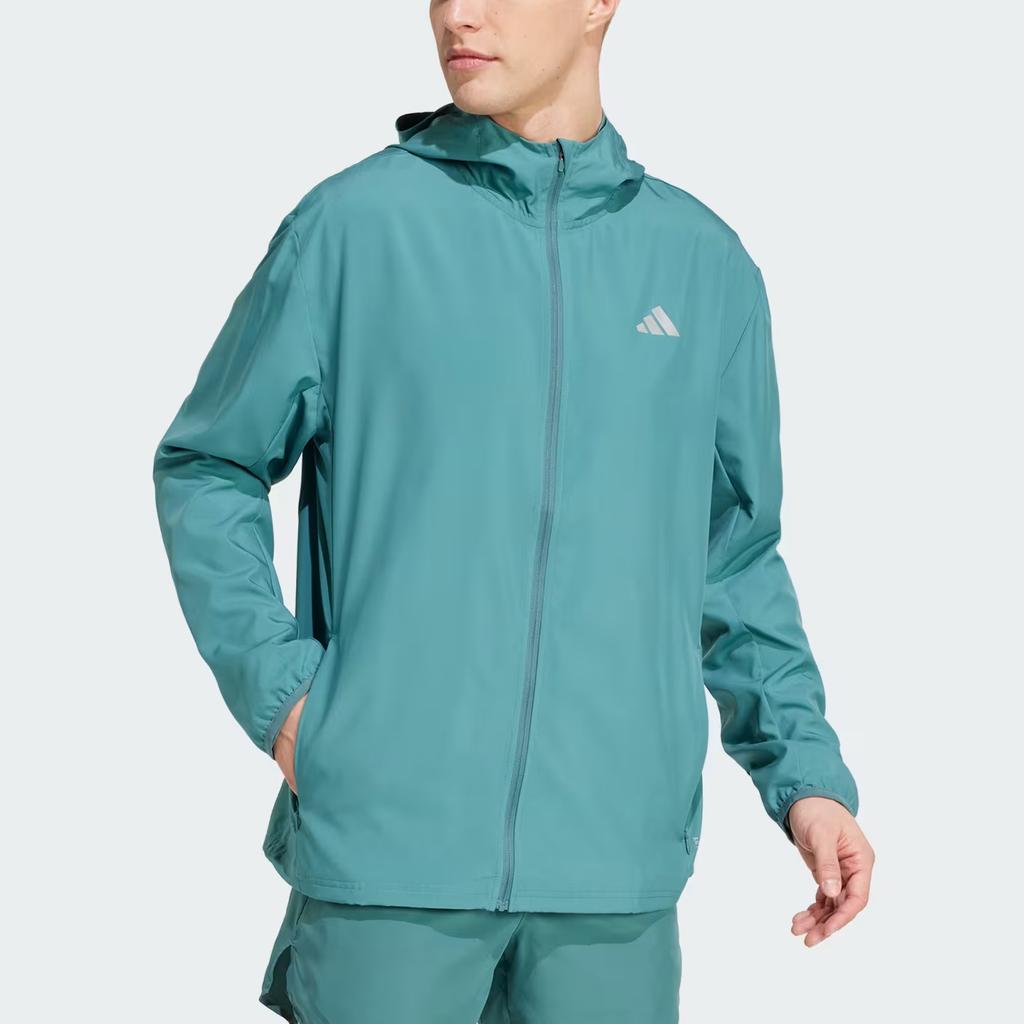 adidas Veste à capuche zippée à manches longues pour homme JM5742