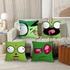 ANIME I-invader Z-zim Pillow Case Suitable For Bedrooms Living Rooms Cars Home Decoration