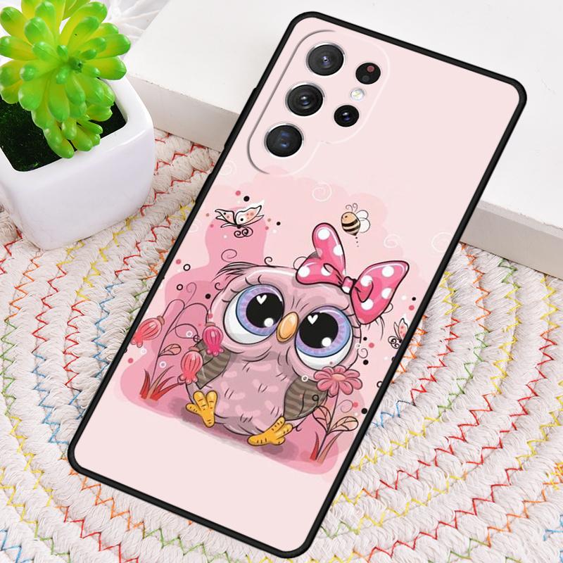 Harris Cute Owl Silicone Phone Case For Samsung Galaxy Note 10 Pro S26 S25 S24 S23 S22 S21 Plus S25Ultra Capa Cover