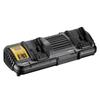 Pack De 2 Batteries XR Flexvolt Li-Ion 18 - 54 V 6 Ah + Chargeur Double - DEWALT - DCB132T2