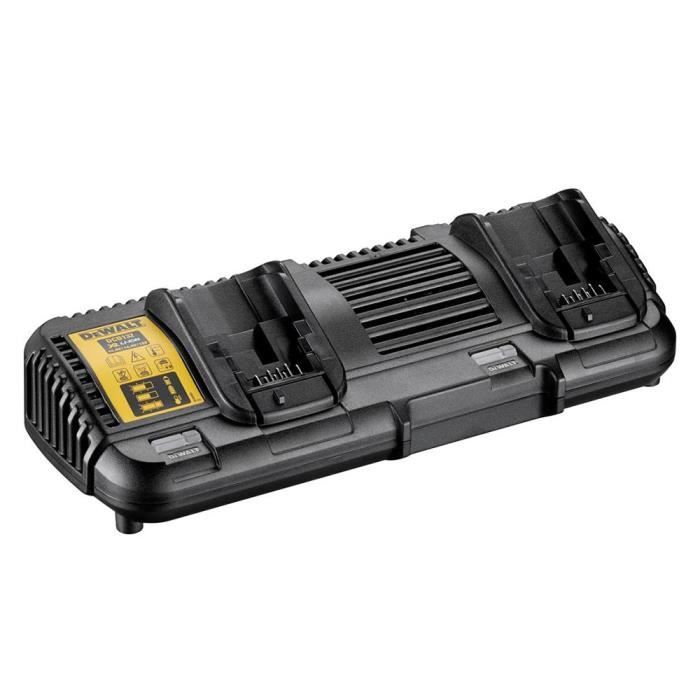 Pack De 2 Batteries XR Flexvolt Li-Ion 18 - 54 V 6 Ah + Chargeur Double - DEWALT - DCB132T2