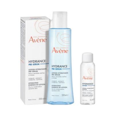 Avène Hydrance Essence-in-Lotion — 200 ml Avène Hydrance Deep Moist Lotion — 25 ml (Reise-/Probengröße) einstellen: 1 Satz