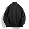 New Style Baseball Collar Jacket for Men, Spring and Autumn Trendy Versatile American Casual Flight Suit, Stand Collar Outerwear