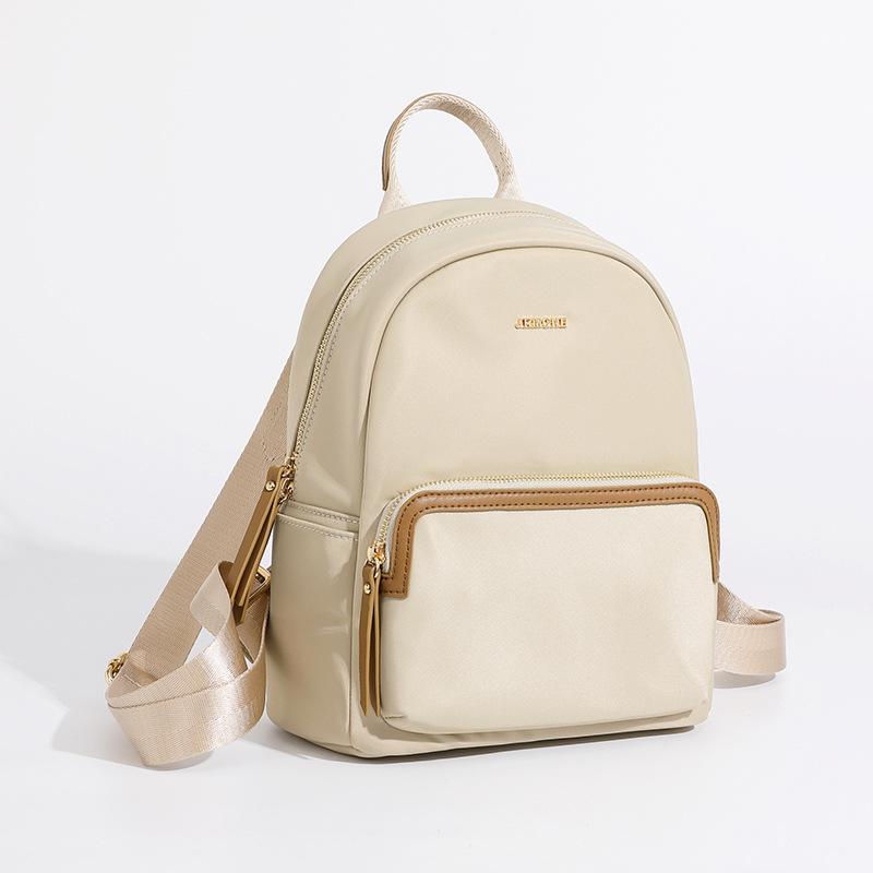 All-match Oxford Cloth New Casual Fashion Bag Backpack High end Travel Backpack Zipper Polyester Light Luxury Women's Bag