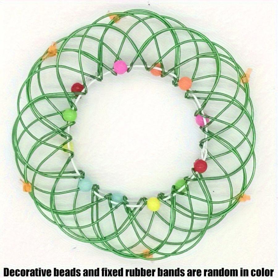 Variety Mandala Flower Basket with Many Changes Waiting for You To Explore - Wire Magic Ring Rotating Ornaments, Creative Wire Art Decorating