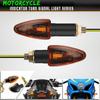 2PCS Super Bright Motorcycle Turn Signal Indicators Lights Front Rear Brake Lights Waterproof For DC12V Motorbike Scooter Quad Cruiser Off Road