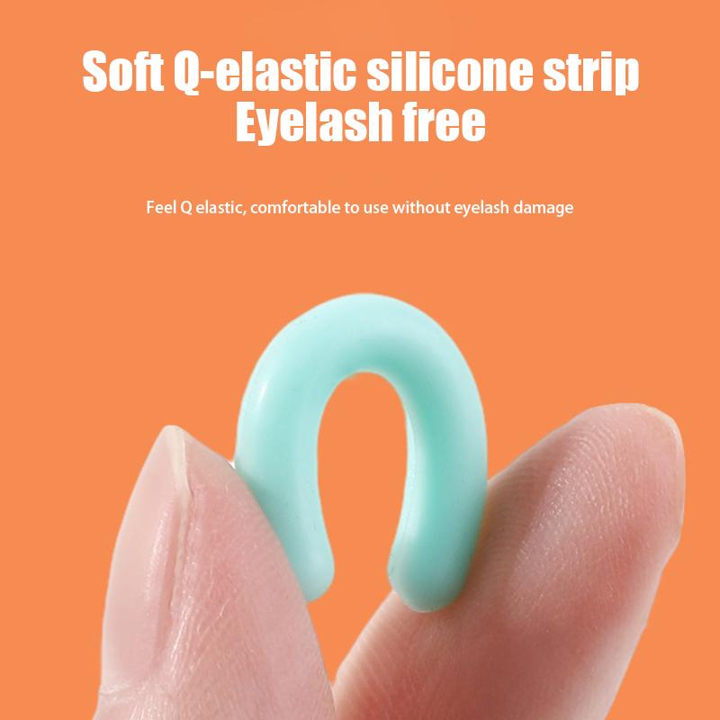10Pcs/Box Eyelash Replacement Strip High Elasticity Eyelash Curler Refill Rubber Pads Plastic Unbreakable Elastic Rubber Strip