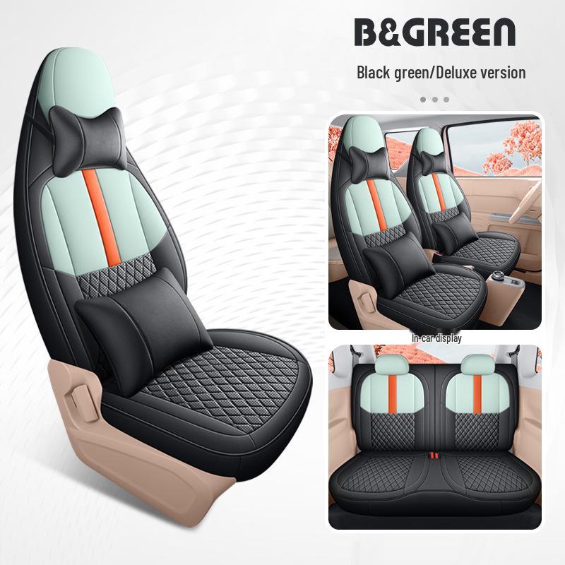 Geely Panda Mini Special Car Full Surround Leather Cartoon Seat Cushion Cover