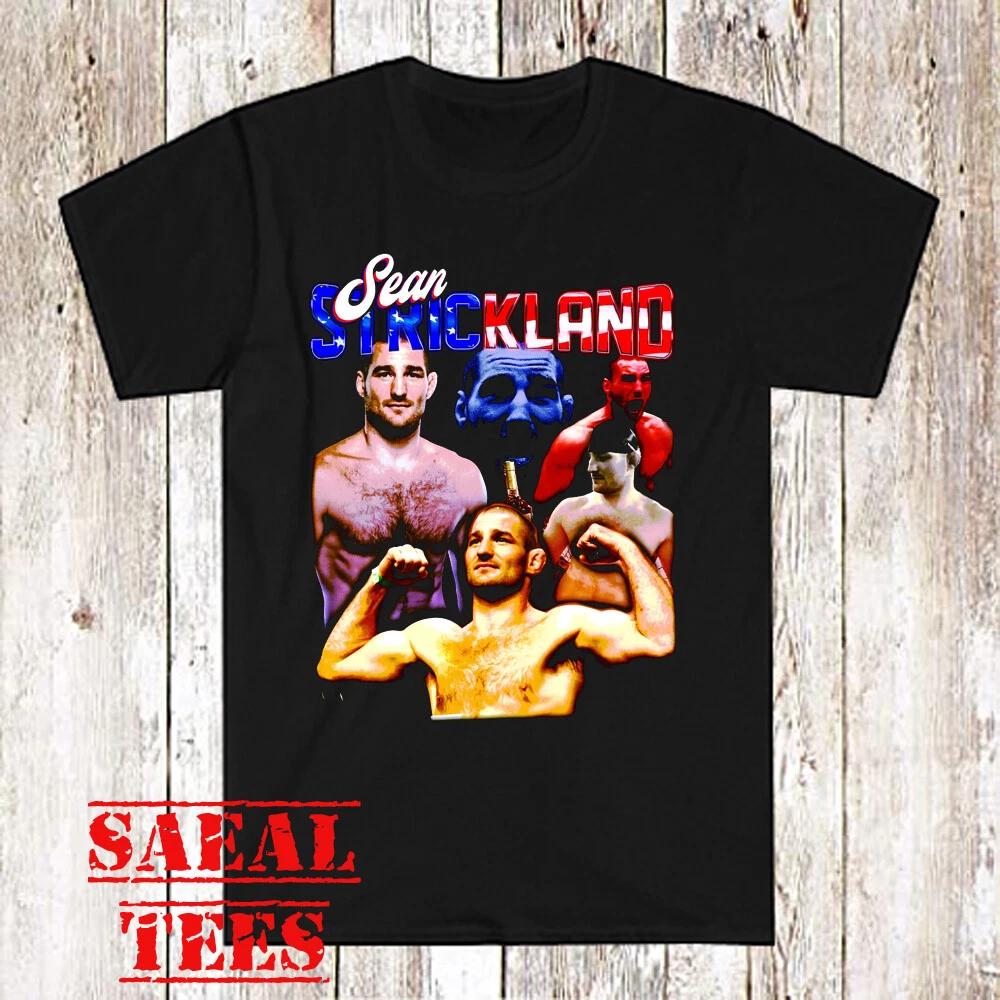 Sean Strickland MMA Fighter Champion Men s Black Size S-5XL M