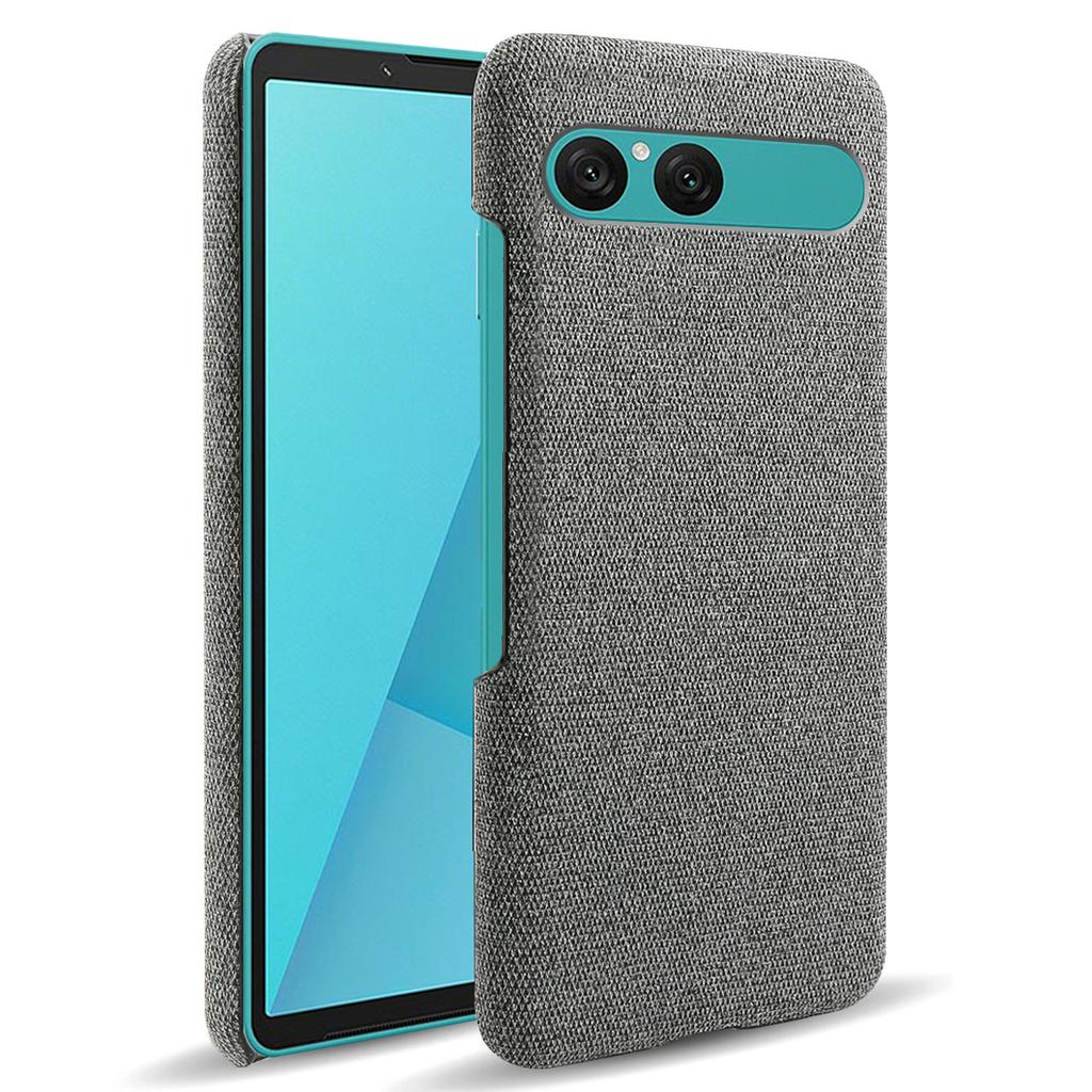 For Sony Xperia 10 VII Phone Case Cloth Texture Anti-Scratch Protective PC Back Cover