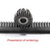 1Pcs 2 Module Spur Gear 21T/22T/23T-60T 45# Steel Motor Gear 2M Mechanical Transmission Gear Process Hole 10/12mm