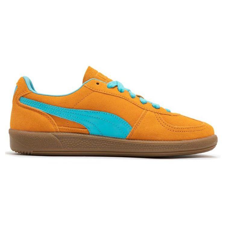 Puma Palermo Dark Cheddar Bright Aqua Unisex Sneakers Orange Gold 396463-13