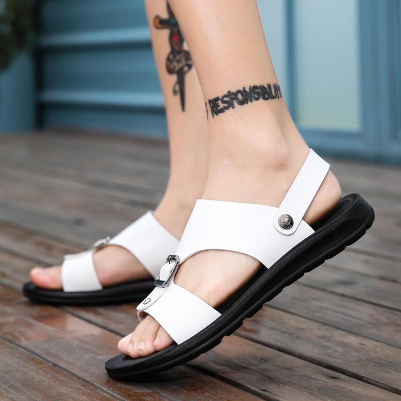 2024 Sandals Men Original Shoes Man Summer Sandal Breathable Casual For Designer Luxury Husband Sandles Flip Flops Slippers Men