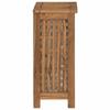 Laundry Basket Natural 35 x 25 x 60 cm Solid Teak Wood