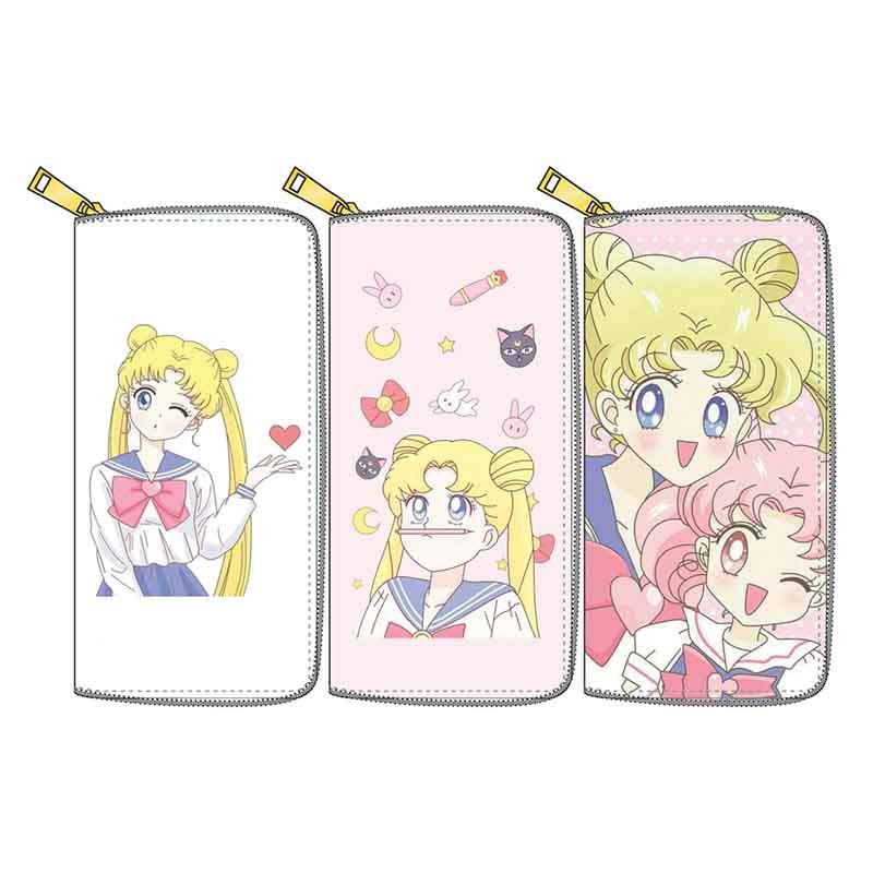 

Anime peripheral two-dimensional cartoon Sailor Moon long zipper wallet, wallet
