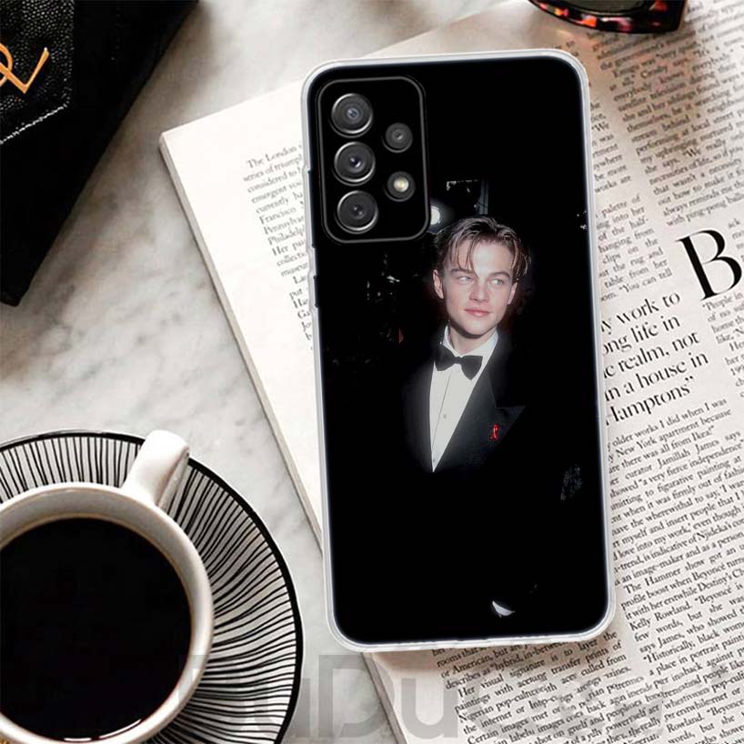 Leonardo Dicaprio Young Phone Case For Samsung Galaxy A15 A14 A54 A13 A53 A12 A52S A55 A22 A23 A24 A32 A33 A34 A25 A35 A03S A04S