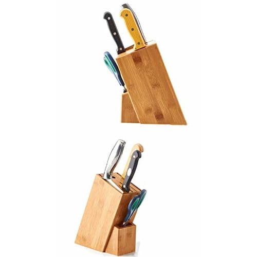Knife Stand, Knife Rack, Kitchen Utensil Storage for Deba Knives, Made of Natural Wood with Ventilation and Cleaning Holes, Heavy-duty Design, Hygieni