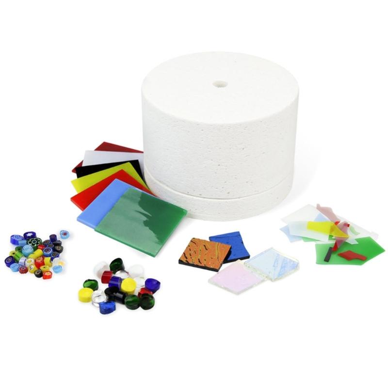 Jewelry Making Set Microwave Kiln Mold Glass Crafting Set Glass Fusing Kiln Microwave Kiln Set Suitable for Glass Fusing