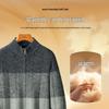 Men's 100% Merino Wool Stand-Up Collar Sweater