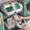 Hot Multifunctional Kitchen Sundries Storage Box Spices Holder Refrigerator Fruit Storage Box Cabinet Drawer Storage Container