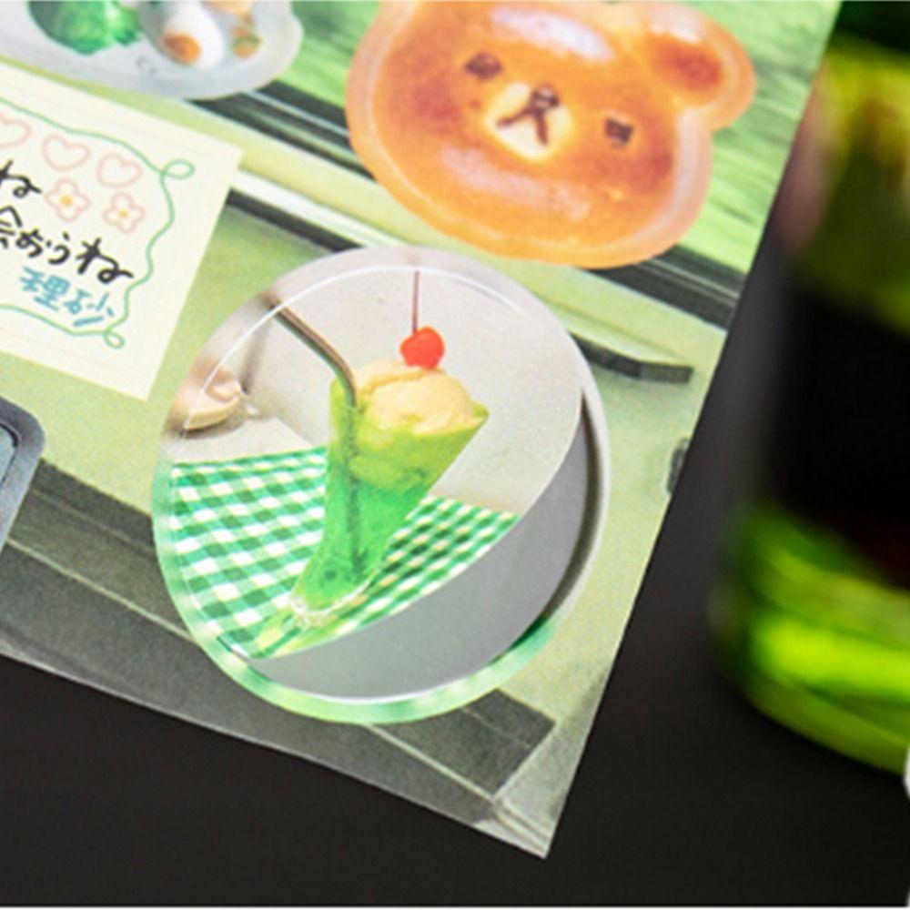 45Sheets Coated Paper Japanese Comic Stickers Y2K Style Anime Photocard Sticker Back To School