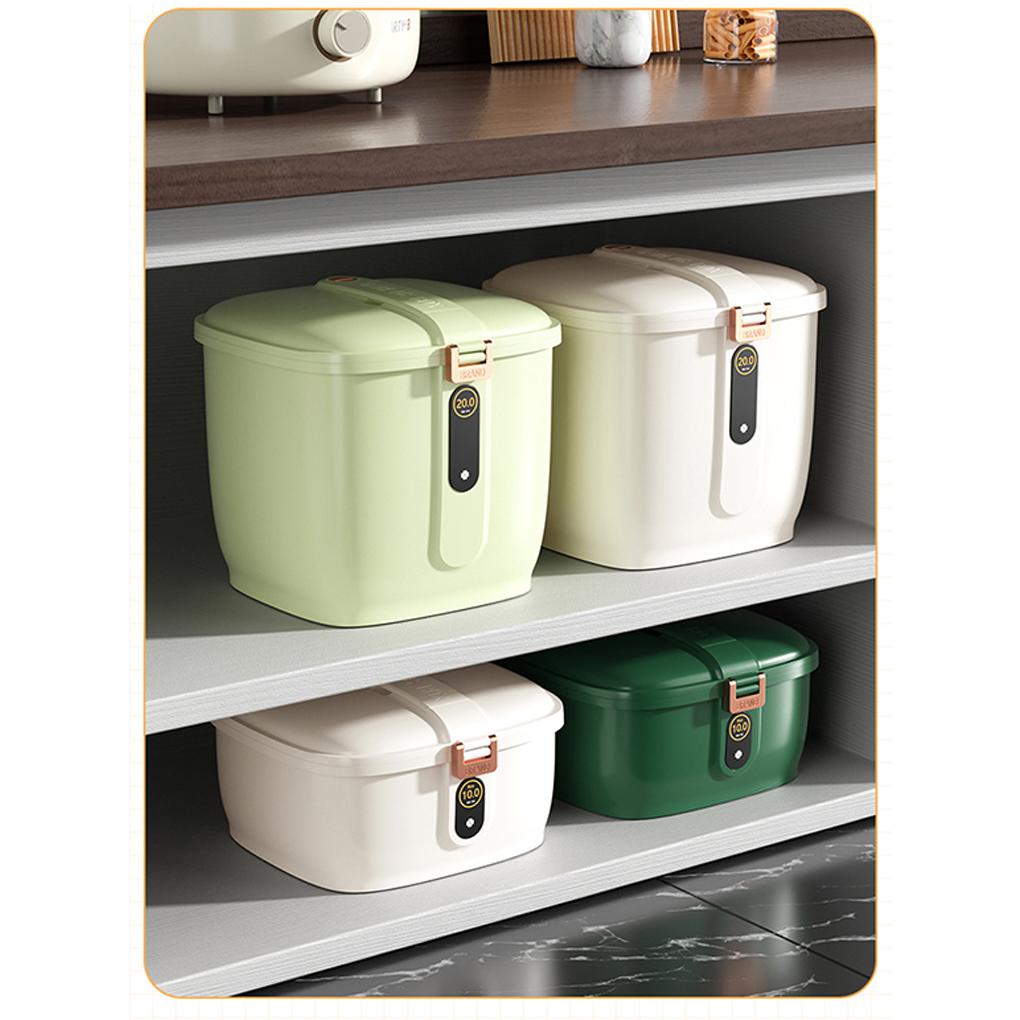 Rice Box Grain Storage Container Safe Wide Application Rice Storage Container Food Storage Container