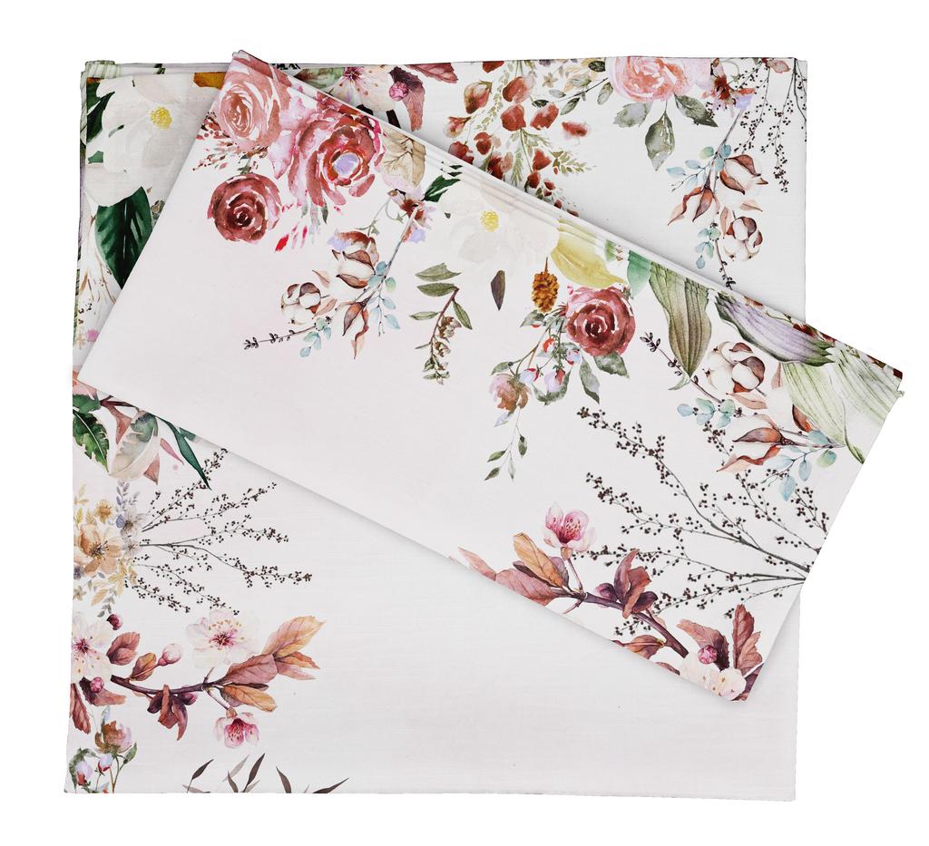 Vargottam Luxury Collection Dinner Table Linen Decor Cotton Napkin Printed Fabric Reusable Napkins Set Of 12, 20   X 20   - Watercolor