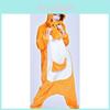 Pijamale din fleece cu desene de cangur pentru copii, cu glugă, pentru confort iarna