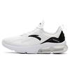 New Cushioned Slip Resistant Breathable Coverage Low Top Running Shoes Men's White Black 91845510-4