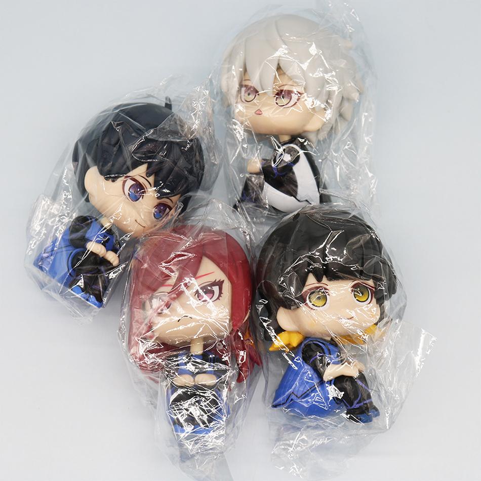 Blue Lock Action Figures Isagi Yoichi Bachira Meguru Anime Figure Q Version Figurine Pvc Collectible Model Kids Doll Toys Gifts