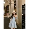 Wild Spicy Dots Summer French Minority Stylish Flying Sleeve Polka Dot Dress Summer Female Chubby Slimming