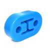 Universal Car Two-Hole Exhaust Pipe Mount Bracket Lifting Lug Modification Plus Long Muffler Support Shock Absorber Hanging Glue