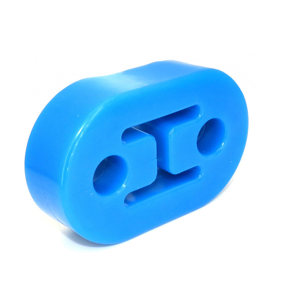 Universal Car Two-Hole Exhaust Pipe Mount Bracket Lifting Lug Modification Plus Long Muffler Support Shock Absorber Hanging Glue