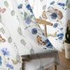 Flower Leaf Butterfly Tulle Curtains For Living Room Bedroom Voile Sheer Curtain Window Home Decor Drapes