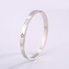 Starry Sky Women's Titanium Steel Bracelet - Non-Fading, Versatile, Full Diamond Stainless Steel, High-End Silver Fashion Accessory