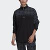Adidas Originals D Sweat Grp Half-Zip Plaid Casual Sportswear Men Tops Black GD9322