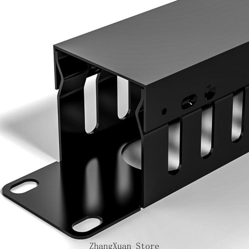 Wallmount /Rackmount 1U Ethernet Patch Panel Down Block for CAT6 Cabling 3XUF