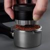 La mellow Distributor Coffee Tamper, 51mm, Adjustable Height, with Graduations, Stainless Steel, for Espresso Grinder
