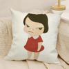 Art Master YYoshitomo NNara Pillow Case Natural Linen DoubleSided Printing Sofa Home Decor Cushion Cover