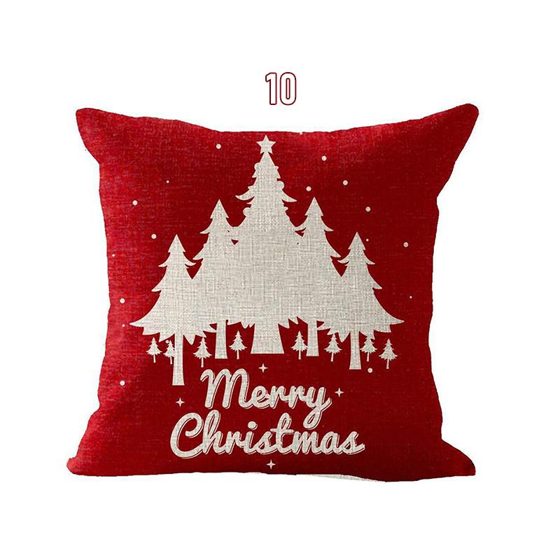 Elk Snowflake Red Xmas Pillow Cover for Living Room Glitter Sequins Cushion Cover Christmas Decoration Sofa Throw Pillow Case