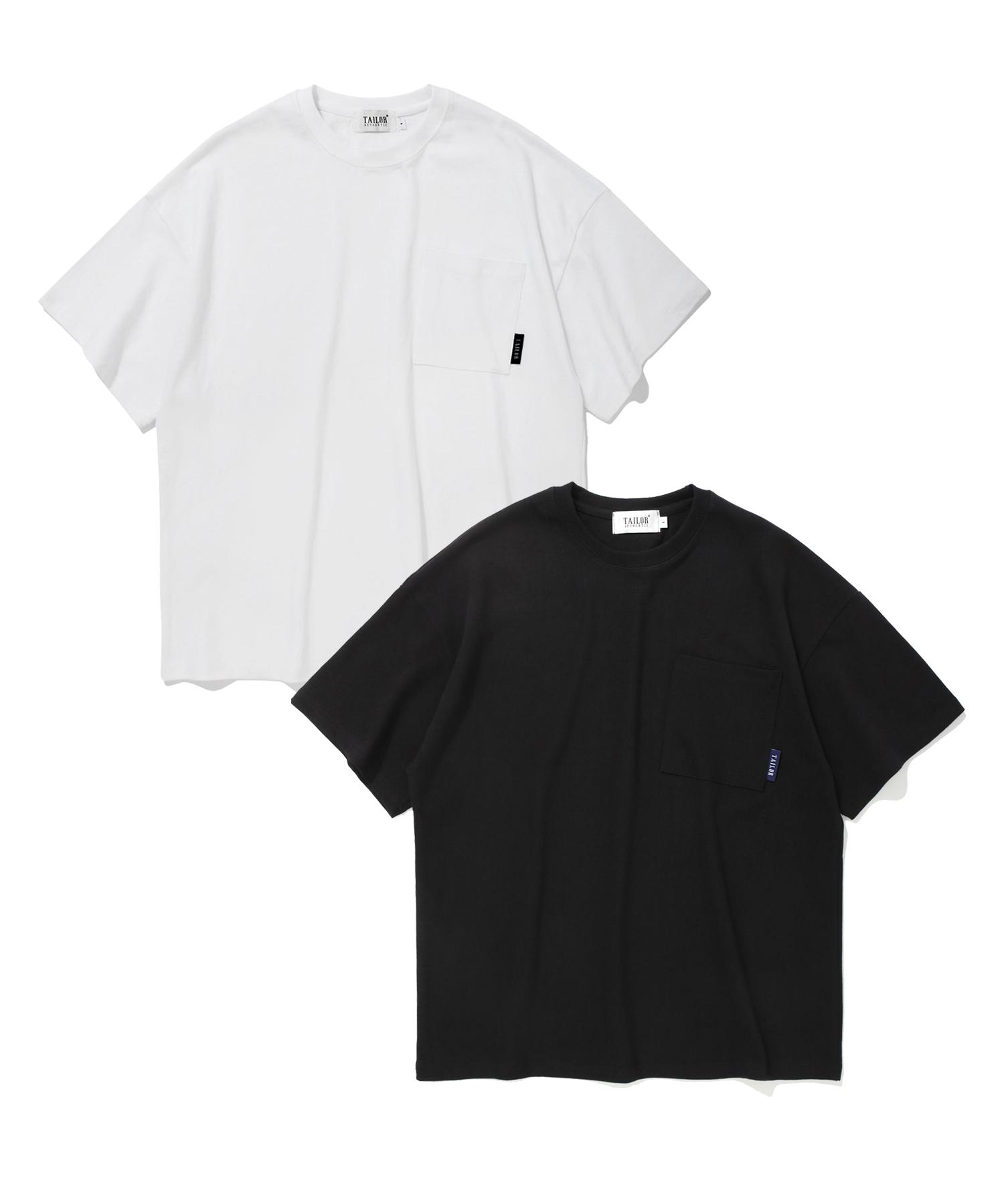 Taylor Studio [2Pack] Minimalist Pocket Point T-Shirt (2 Colors) 2