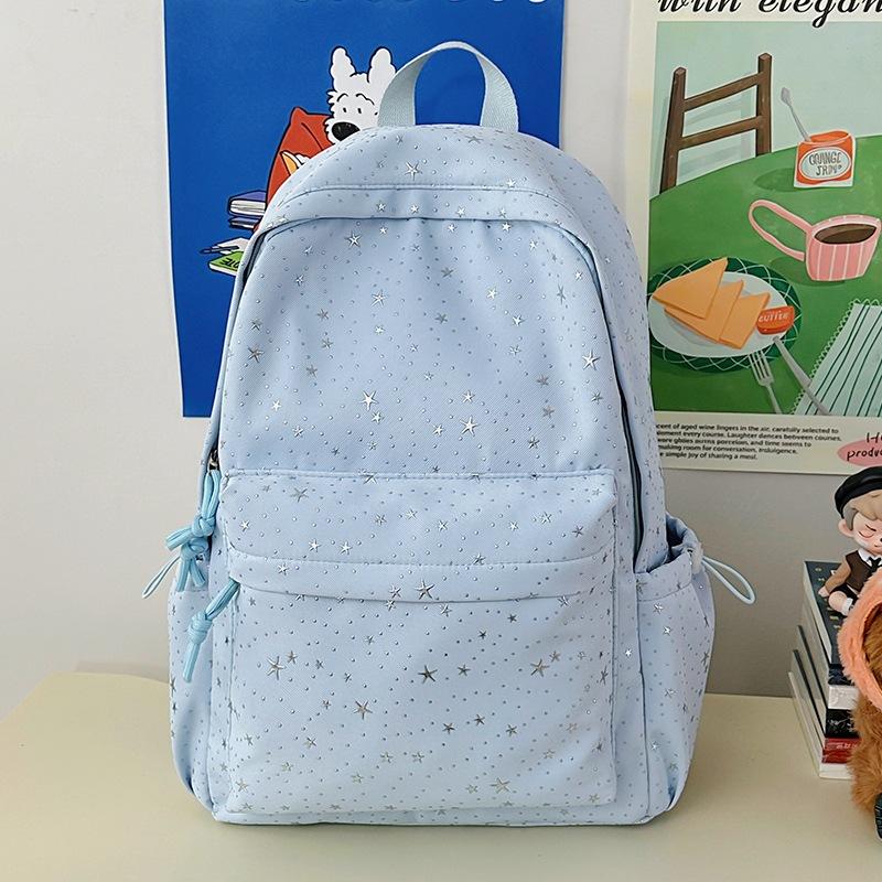 Schoolbag New Schoolbag High Value Korean Ins Girl Heart Leisure Travel Light Backpack Gypsy Star Student Backpack