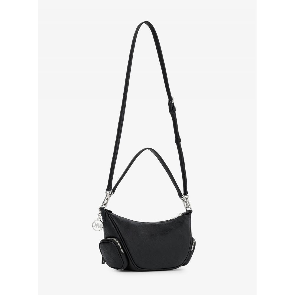 Michael Kors Merritt Convertible Pocket Crossbody Small 35r6s0wc1l1 Black