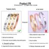 Trendy Women's Stainless Steel Ring Bracelet with Smooth Arc Buckle - Simple and Fashionable Design
