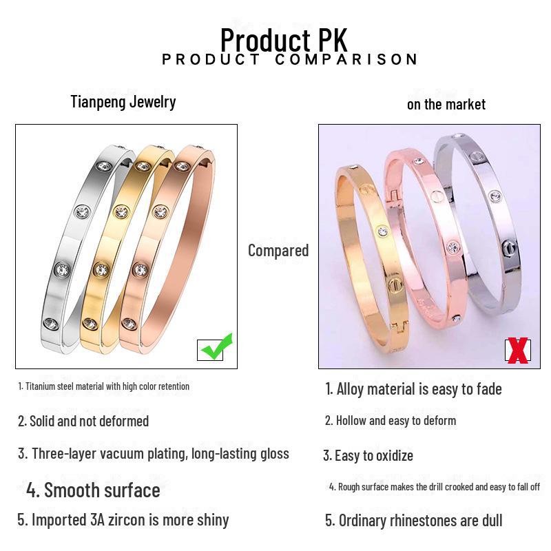 Trendy Women's Stainless Steel Ring Bracelet with Smooth Arc Buckle - Simple and Fashionable Design
