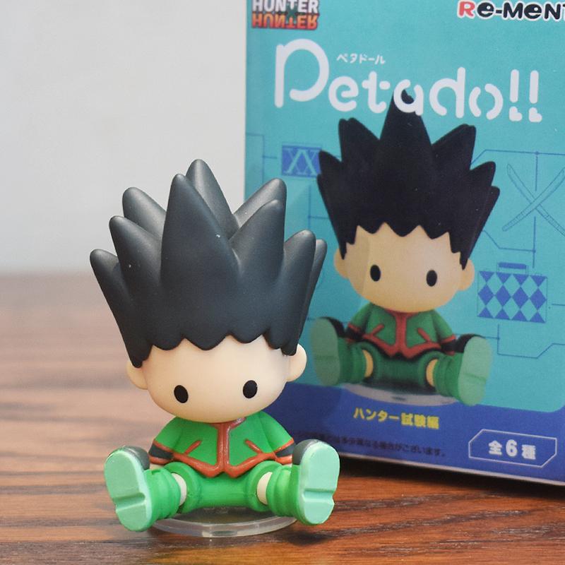 Hunter Exam Candy Toys Figure  Killua Hisoka Illumi Candy Toys Mini Bean Eyes Experimental Chapter Action Figure Model Toys