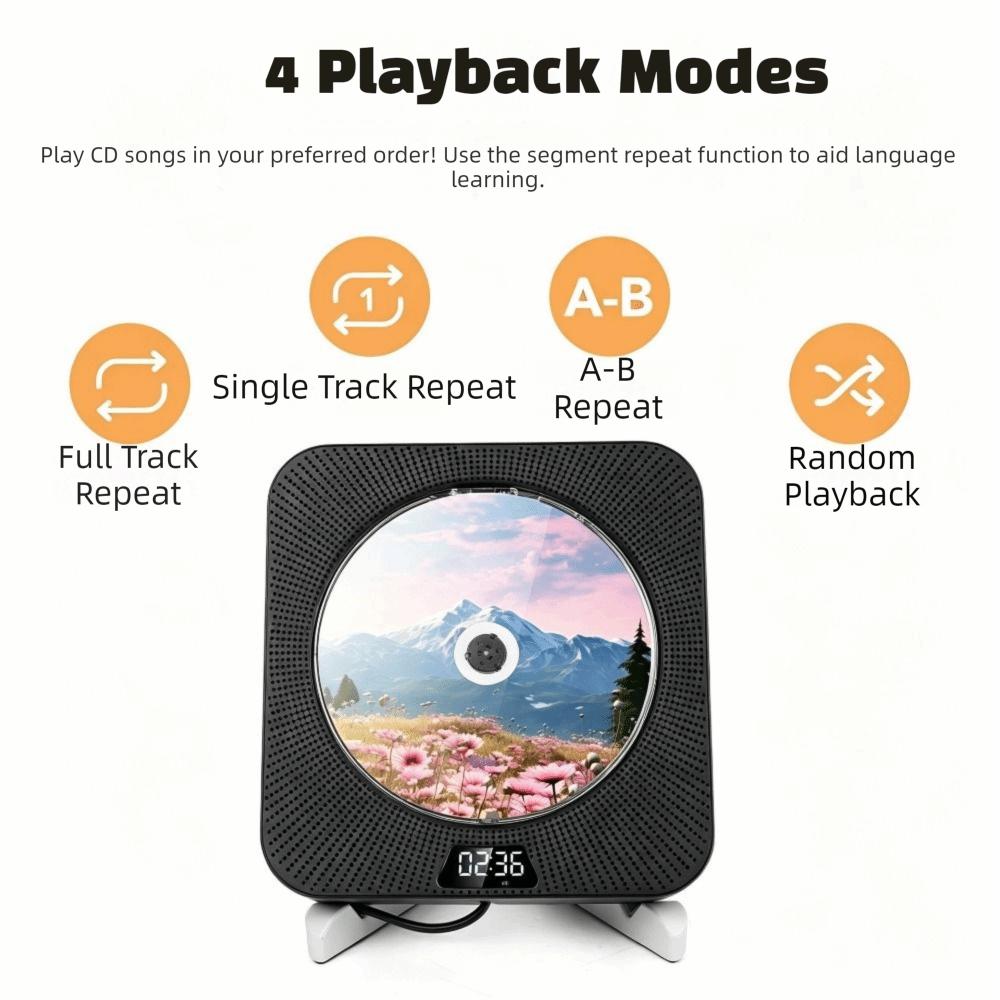 Portable CD Player Bluetooth Portable CD Player Music CD Player Home Audio CD Player Album